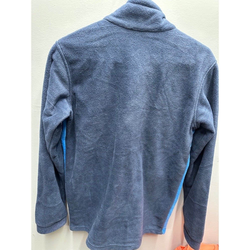 Columbia Kids XL Fleece Jacket Full Zip Blue Navy Warm Layer - Picture 2 of 8